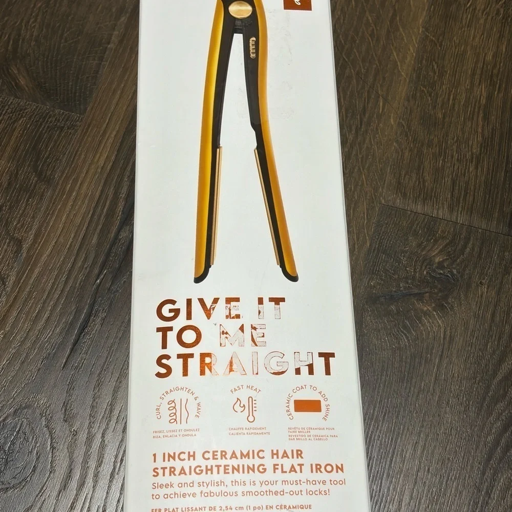 Give it to me straight Danielle creations new flat iron 1”